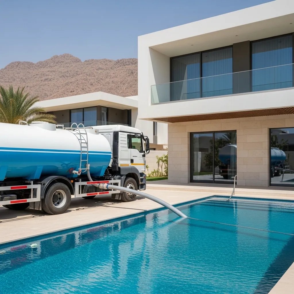 Building water tanker supply Dubai