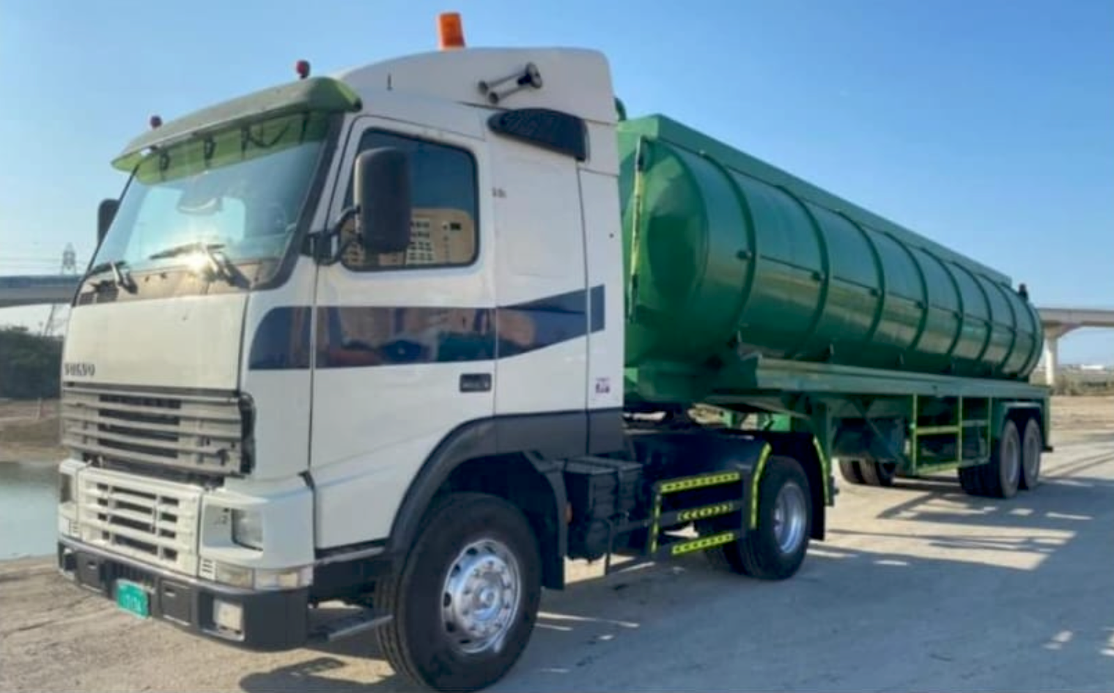 Salt water tanker supply